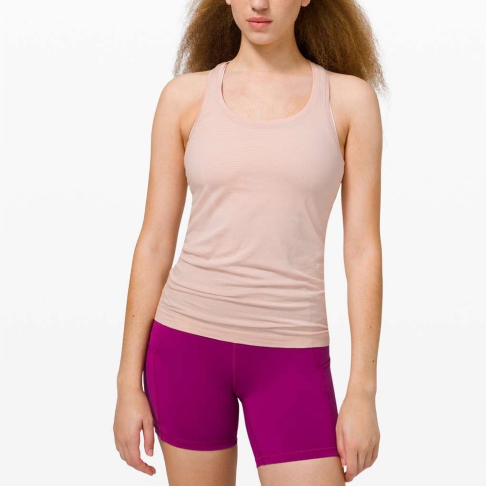 Lululemon Swiftly Tech Tank Top ‘Feather Pink’ Size 4